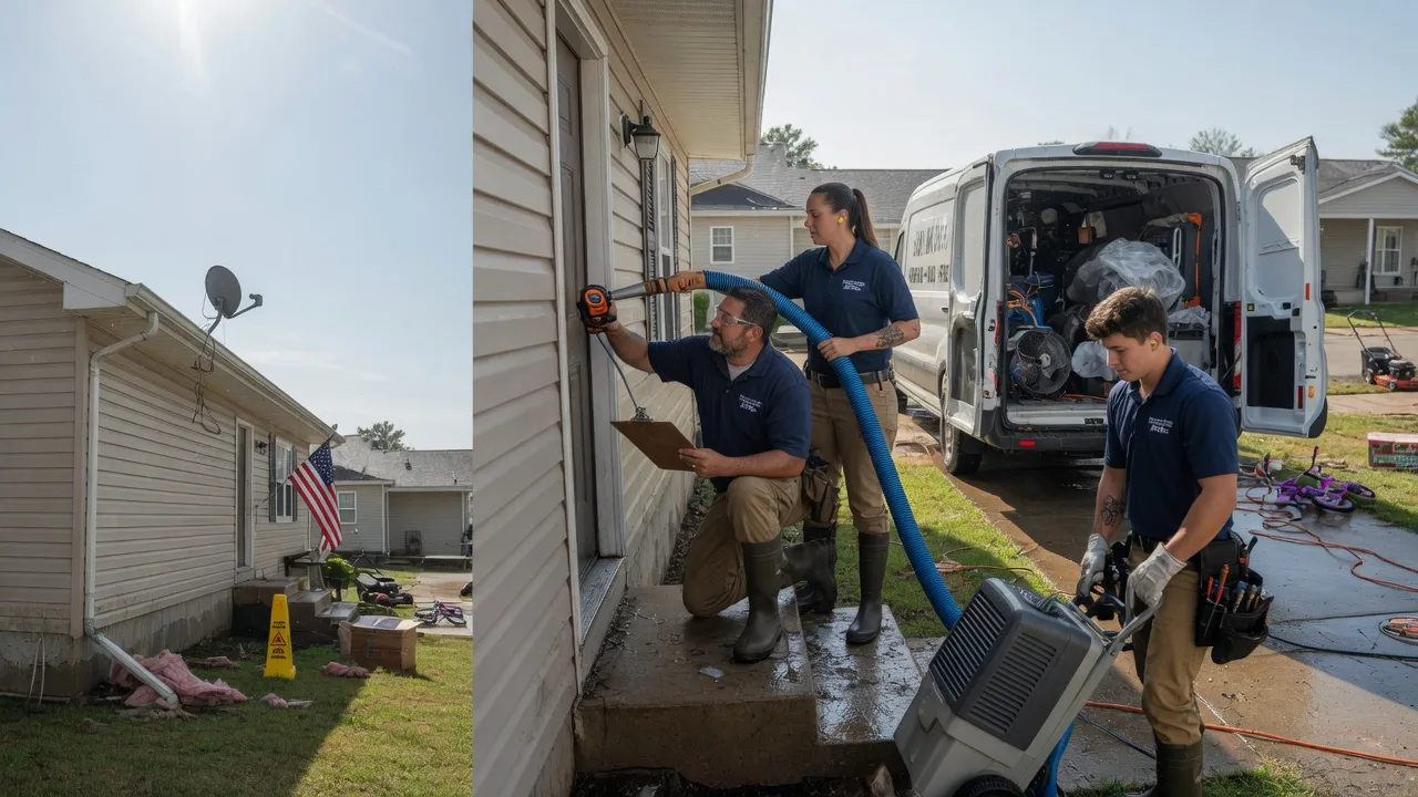 Ceiling Water Damage Restoration in Norphlet, AR near me